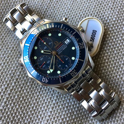 omega seamaster professional chronometer chronograph 300m automatic bond 2225.80|omega seamaster pro chronograph.